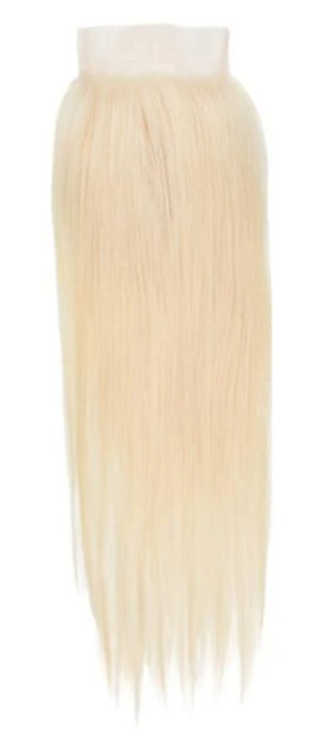 Virgin Straight #613 Blonde Closure 5x5 image 0