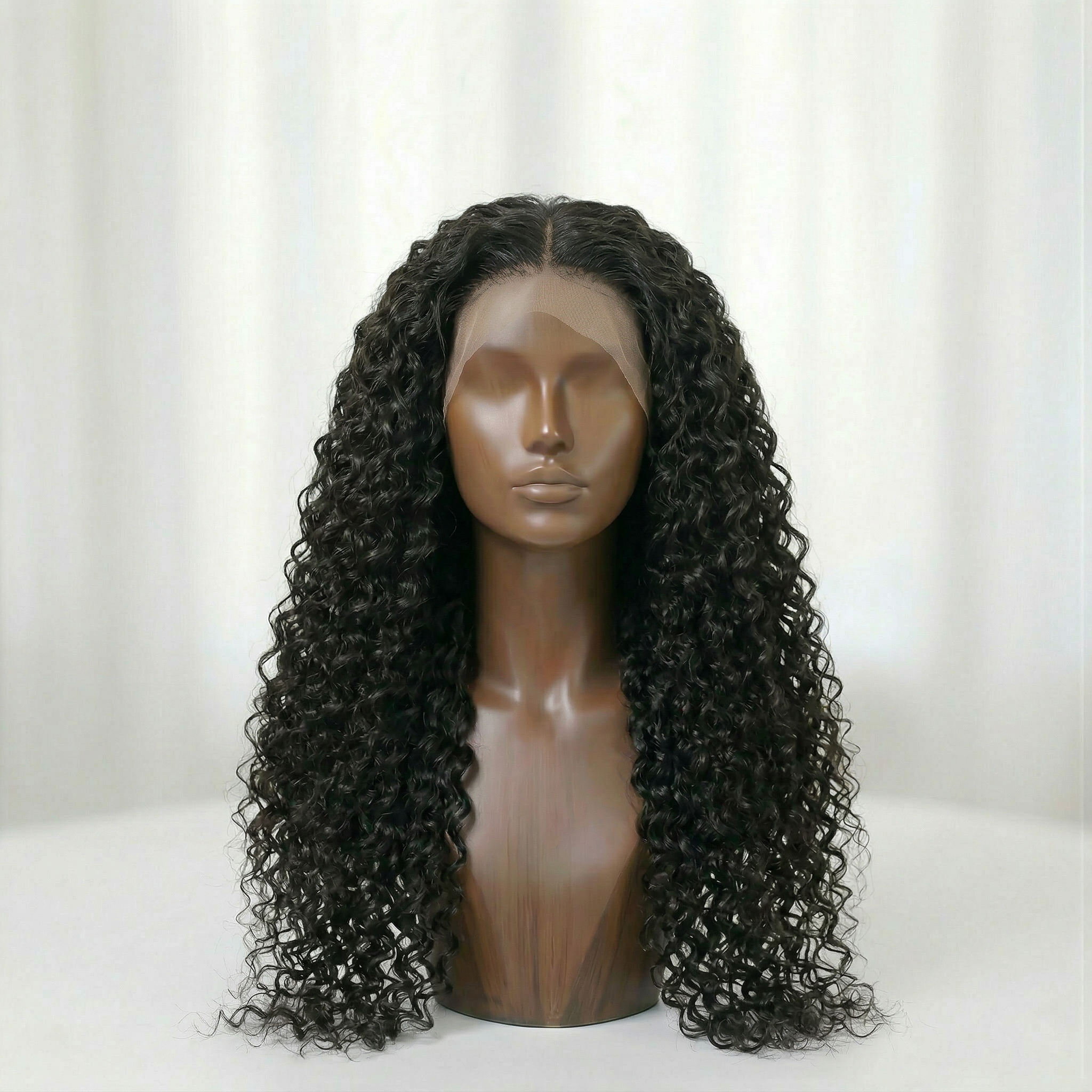 Virgin Deep Wave HD 5X5 Lace Wig 2BU