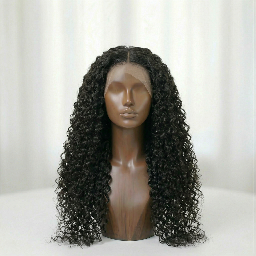 Virgin Deep Wave HD 5X5 Lace Wig 2BU