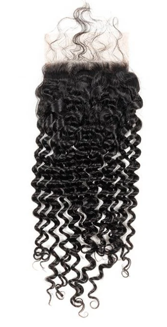 Virgin Curly Lace Closure 5x5 image 0