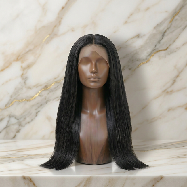 Raw Straight Frontal Wig