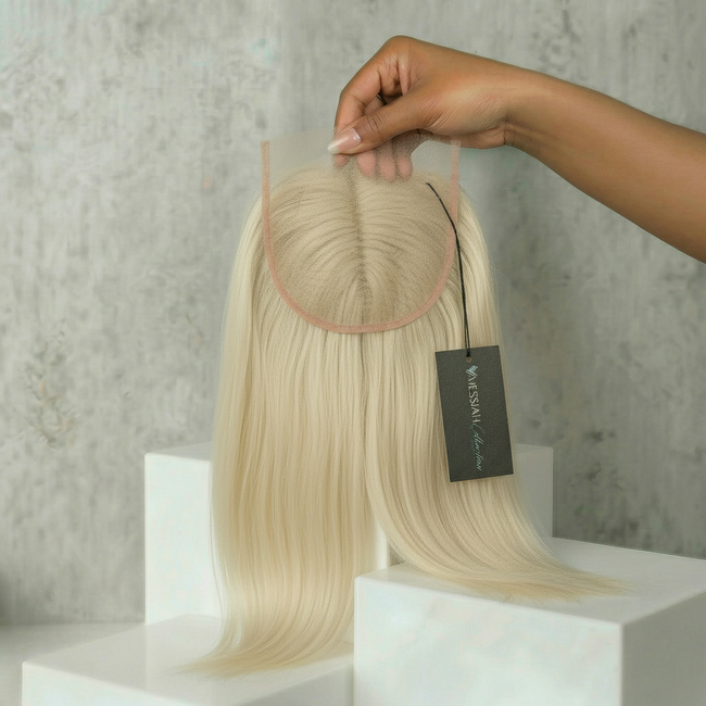 Virgin Straight #613 Blonde Closure 5x5